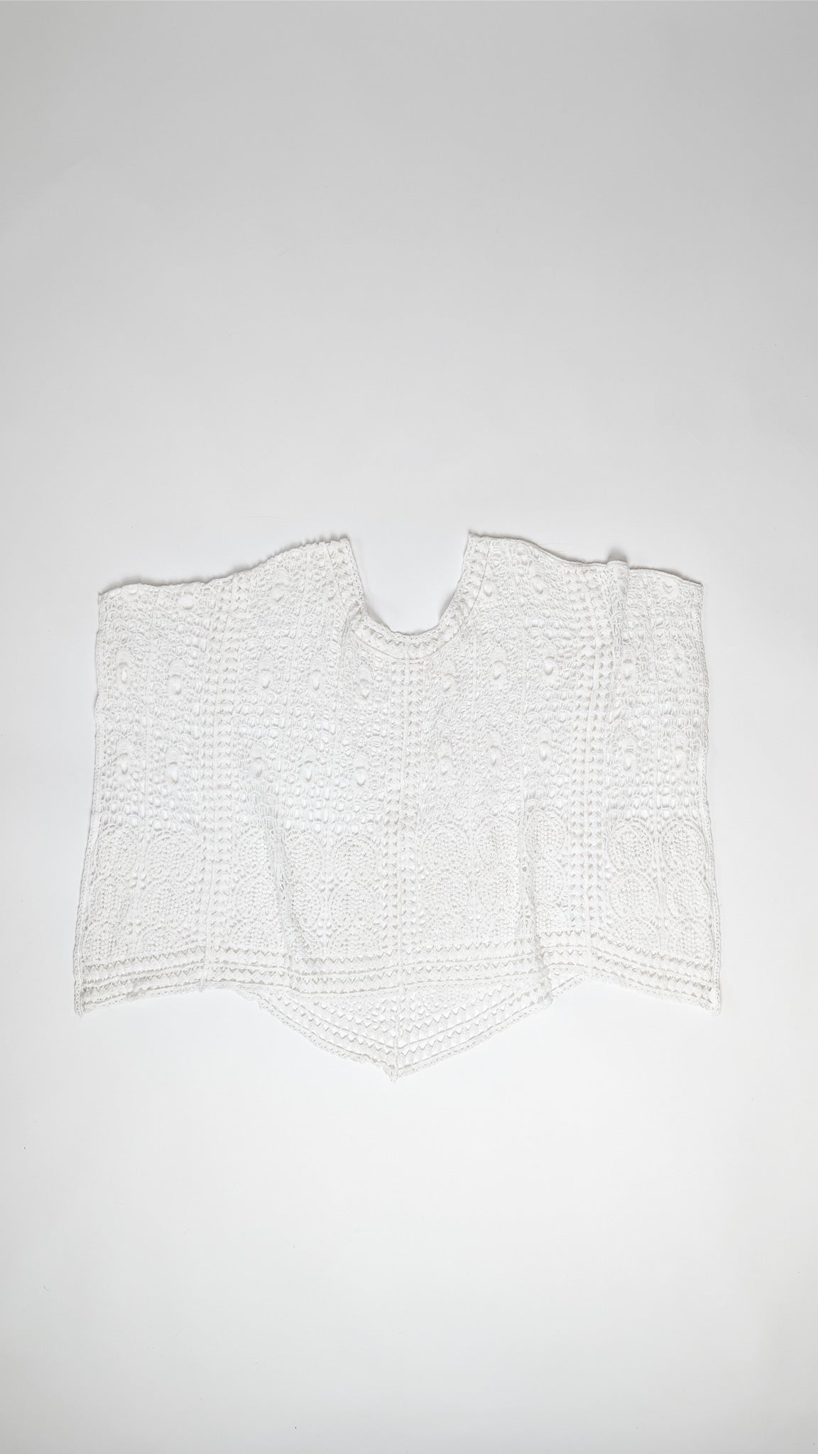Boho čipkast top s kratkimi rokavi