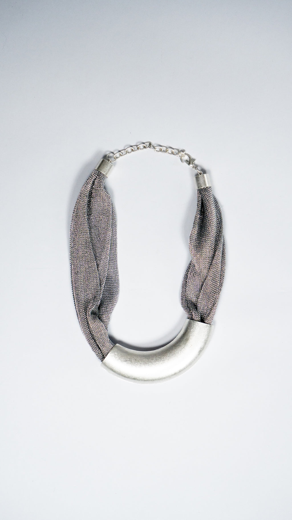 Statement ogrlica Silver Flow