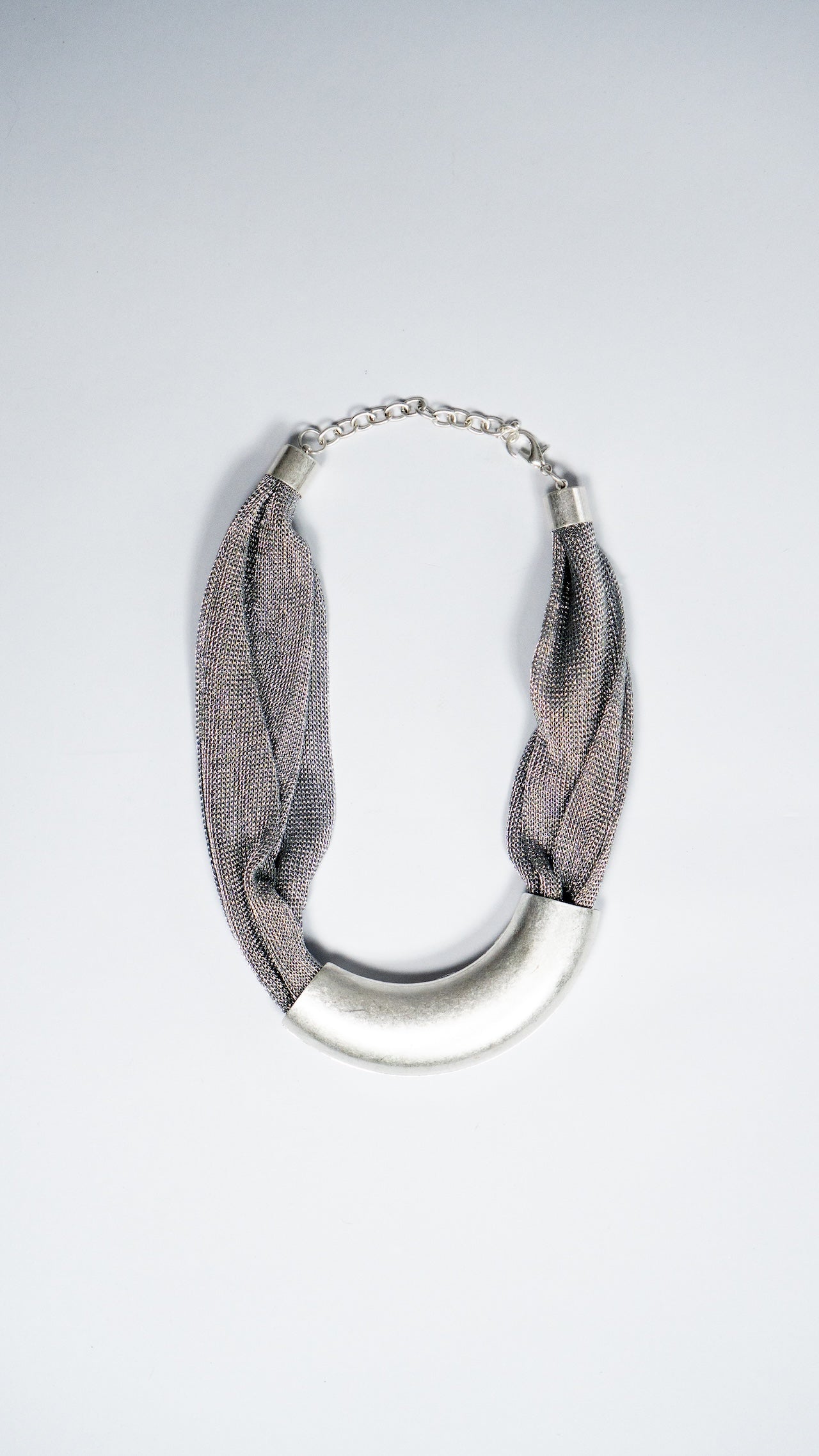 Statement ogrlica Silver Flow