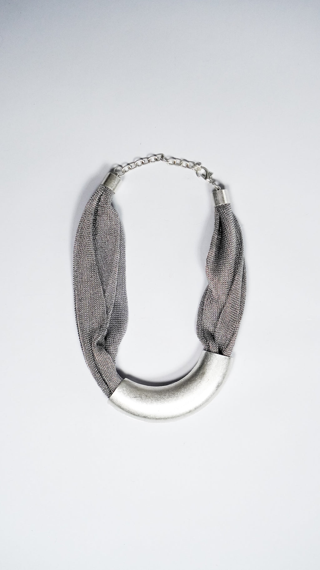 Statement ogrlica Silver Flow