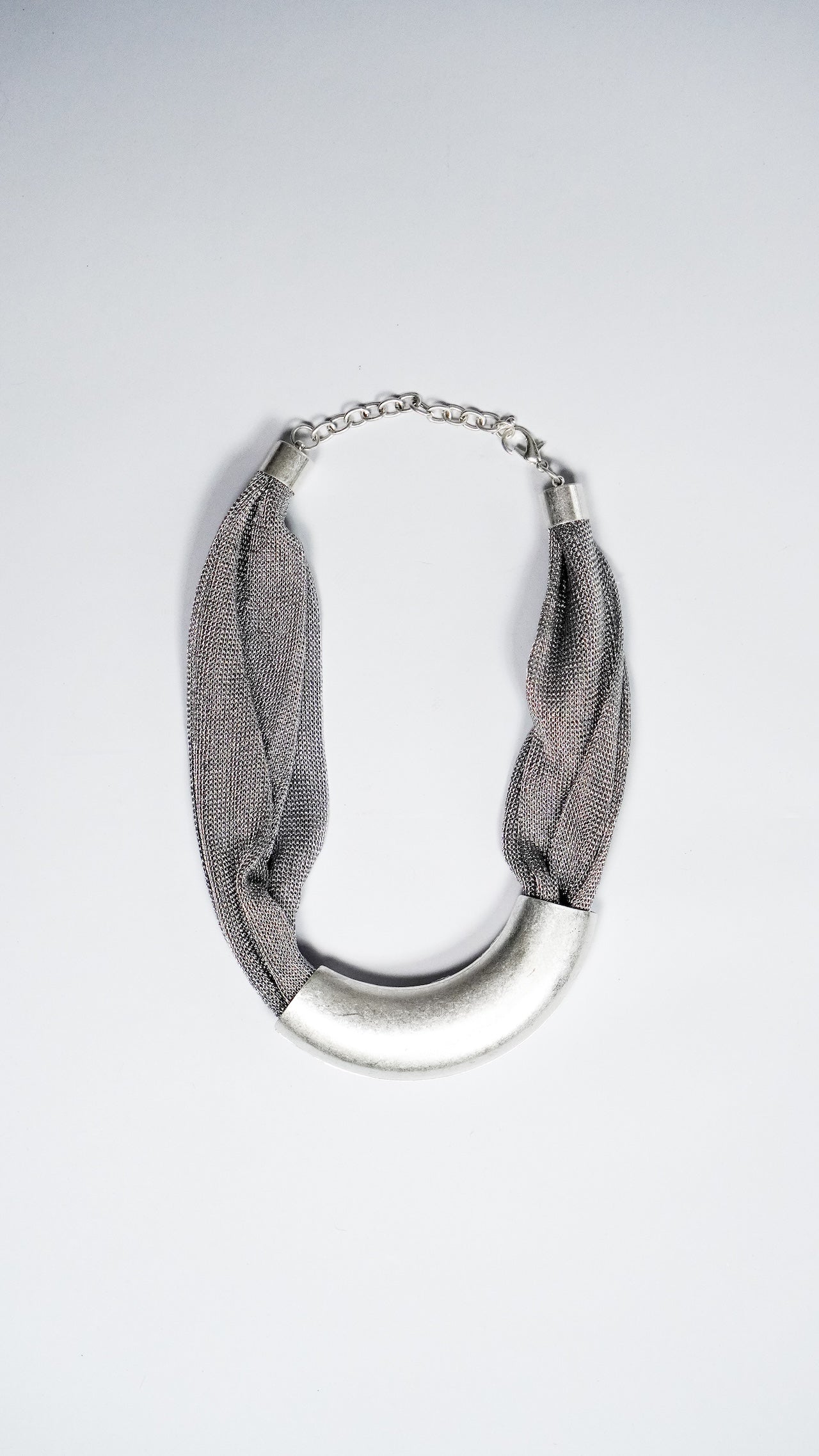 Statement ogrlica Silver Flow
