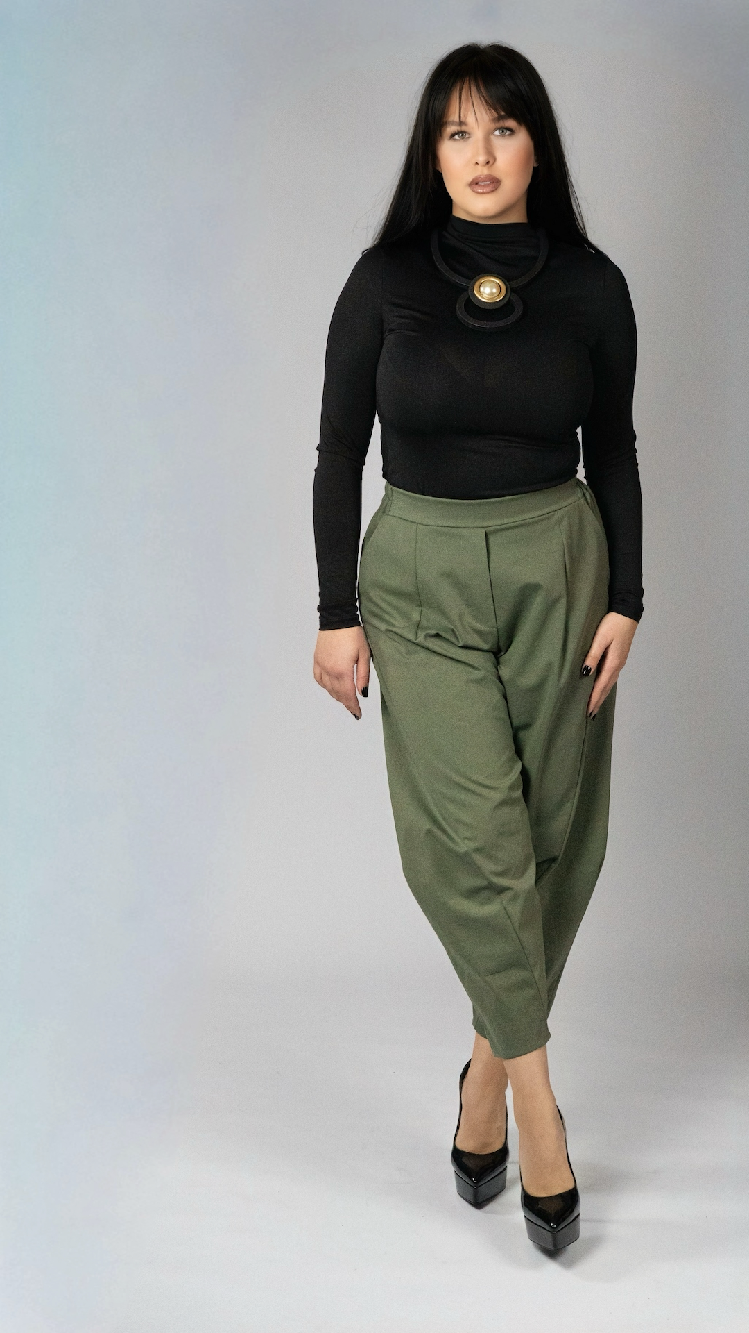 Hlače z elastičnim pasom