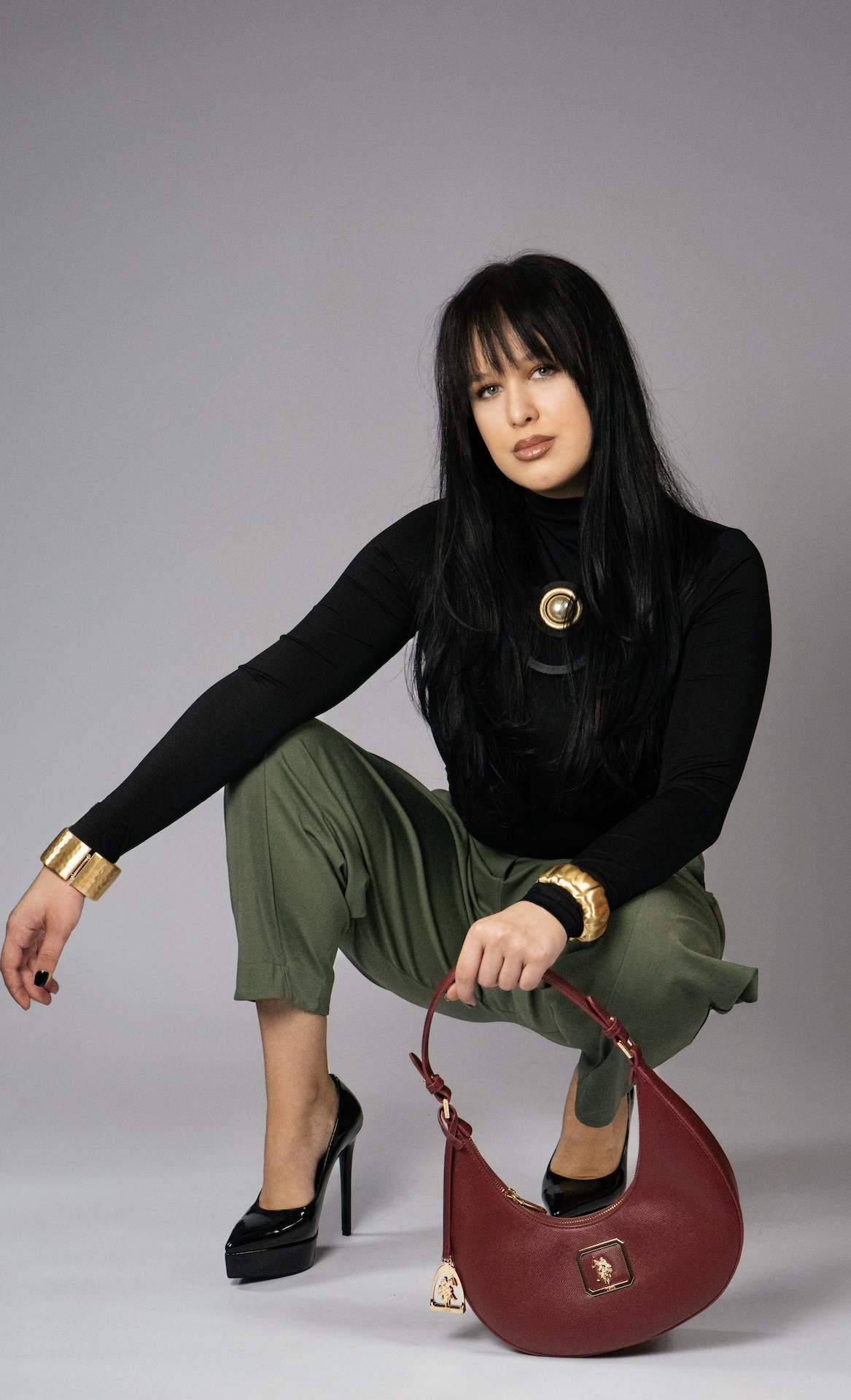 Hlače z elastičnim pasom