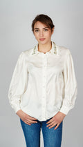 Bluza z okrasnim ovratnikom