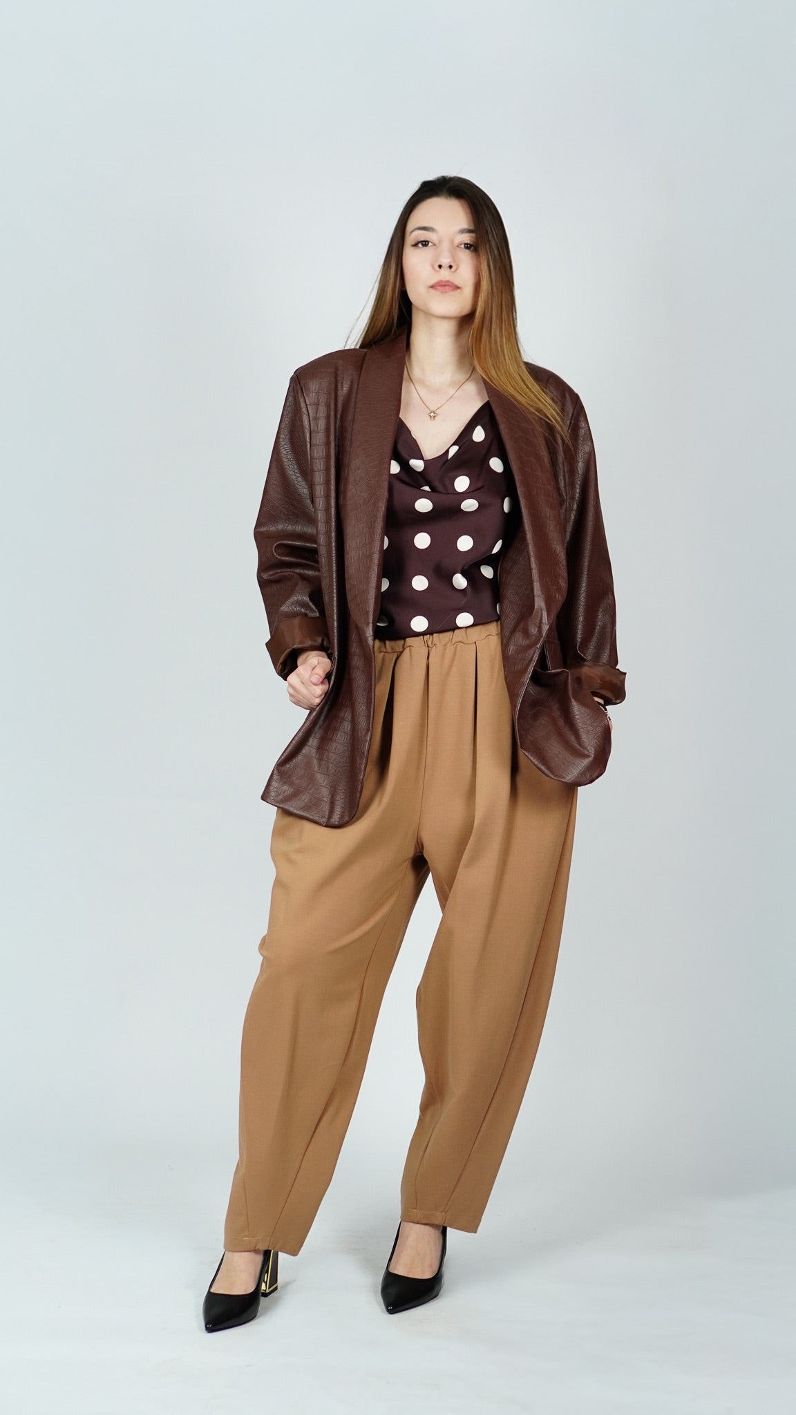 Blazer z reliefno teksturo