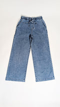 Jeans hlače z elastičnim pasom