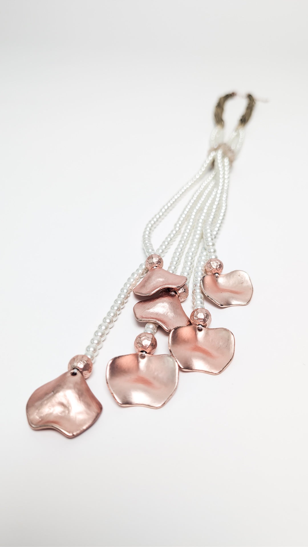 Ogrlica Pearl Drop Rose