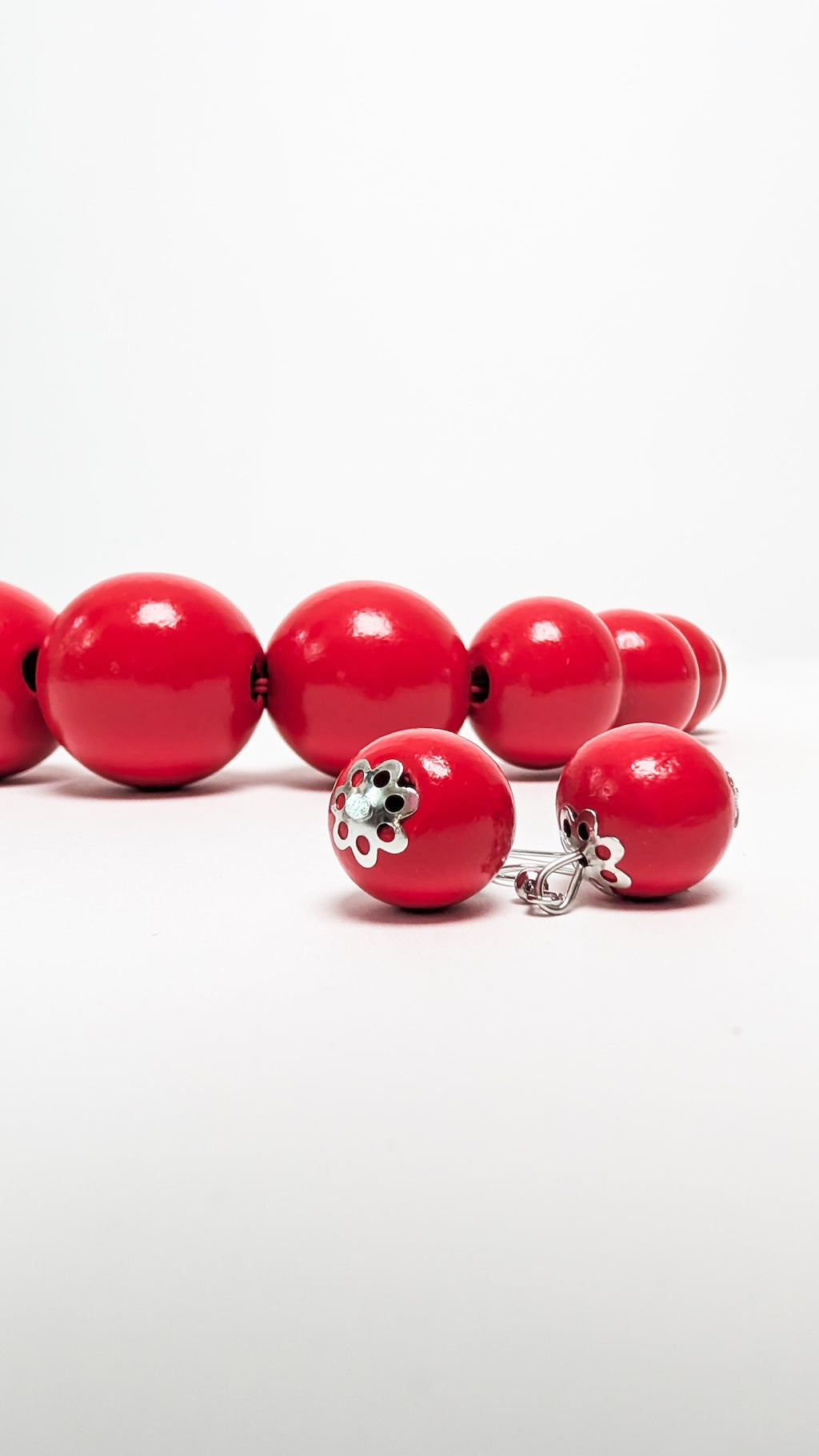 Komplet Red Beads